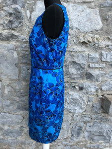 Blue floral dress uk 10