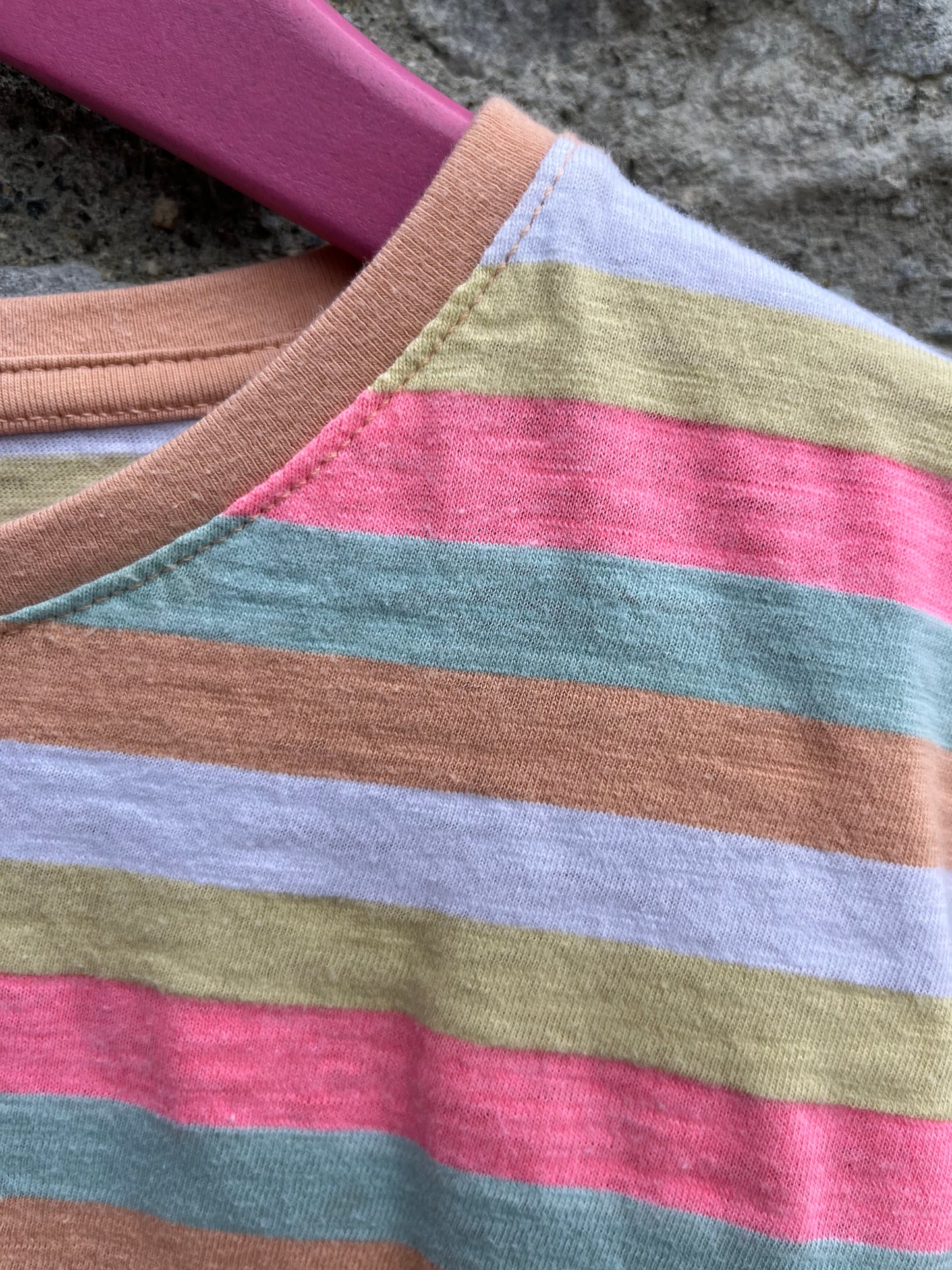 Colourful stripes top  9-10y (134-140cm)