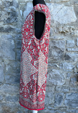 Load image into Gallery viewer, Red Paisley dress uk 14
