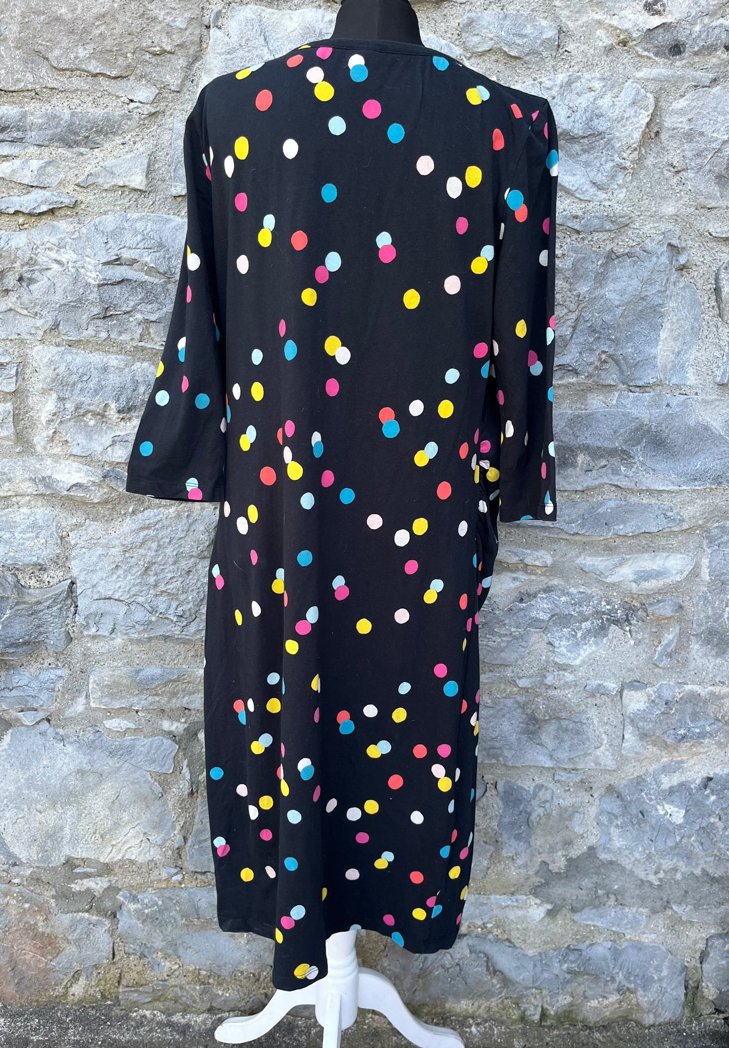 Rainbow dots maternity dress uk 14