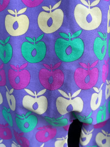 Apples purple swimsuit   5-6y (110-116cm)