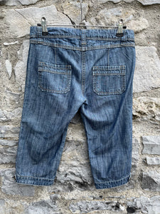 Light denim cropped jeans  10-11y (140-146cm)