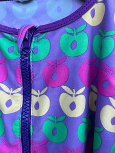 Apples purple swimsuit   5-6y (110-116cm)