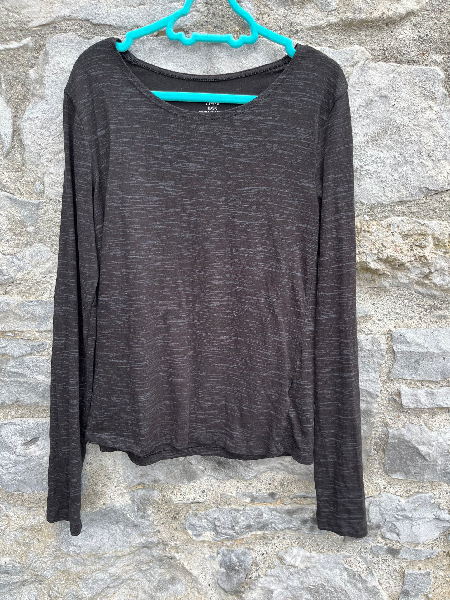 Charcoal melange top   11-12y (146-152cm)