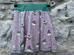 Purple cupcakes skirt   7-8y (122-128cm)
