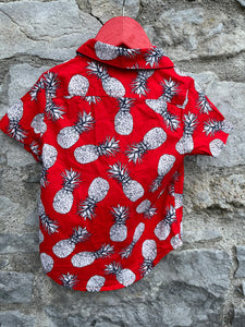 Pineapple red shirt   3y (98cm)