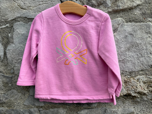 Pink sweatshirt  6-9m (68-74cm)