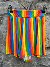 Load image into Gallery viewer, Rainbow shorts uk 6-8
