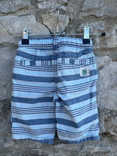 Load image into Gallery viewer, Blue stripy shorts  2-3y (92-98cm)
