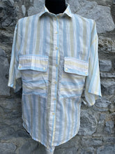 Load image into Gallery viewer, 90s light stripy shirt uk 8-10
