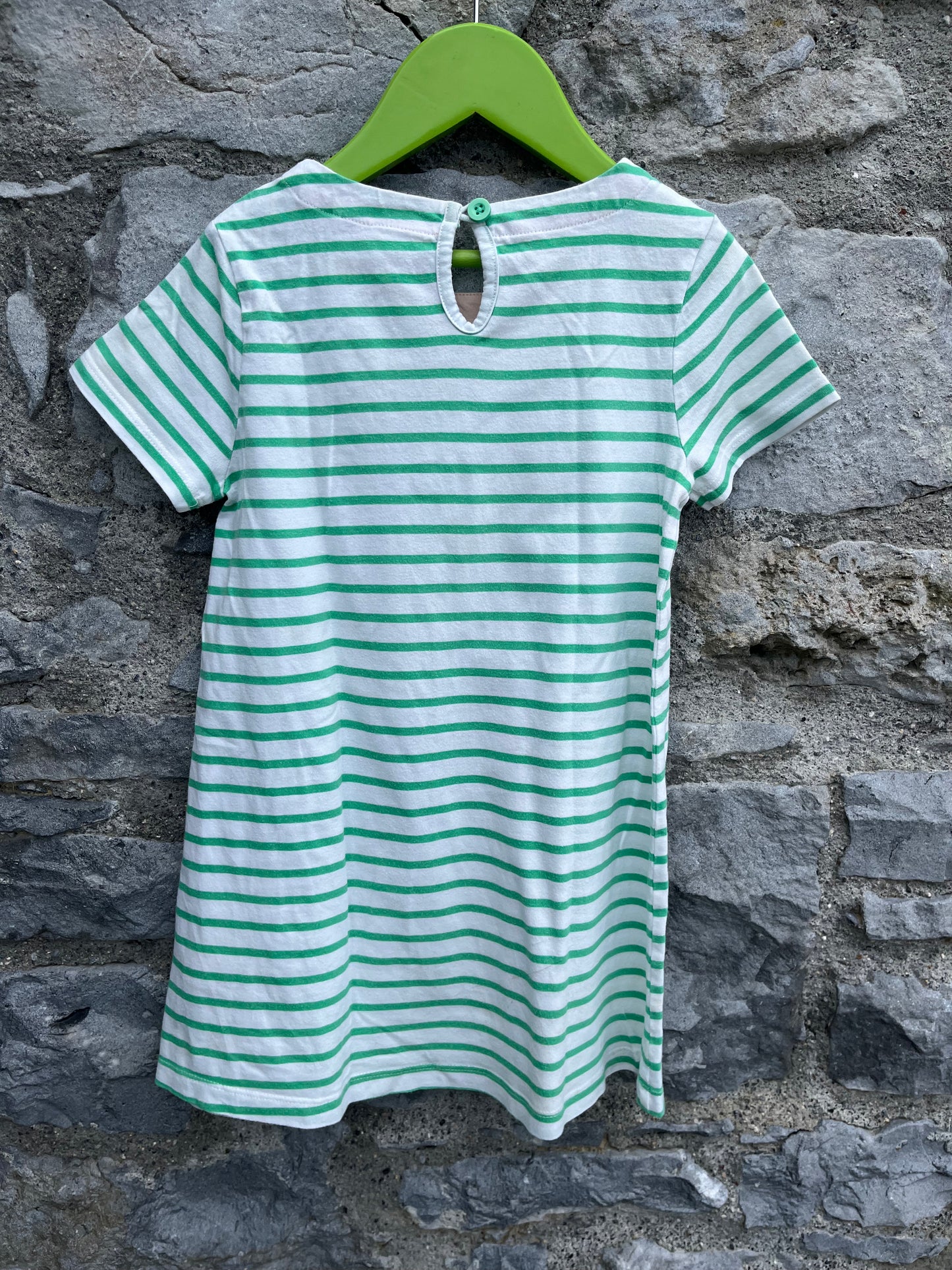 Stripy parrot dress  4-5y (104-110cm)