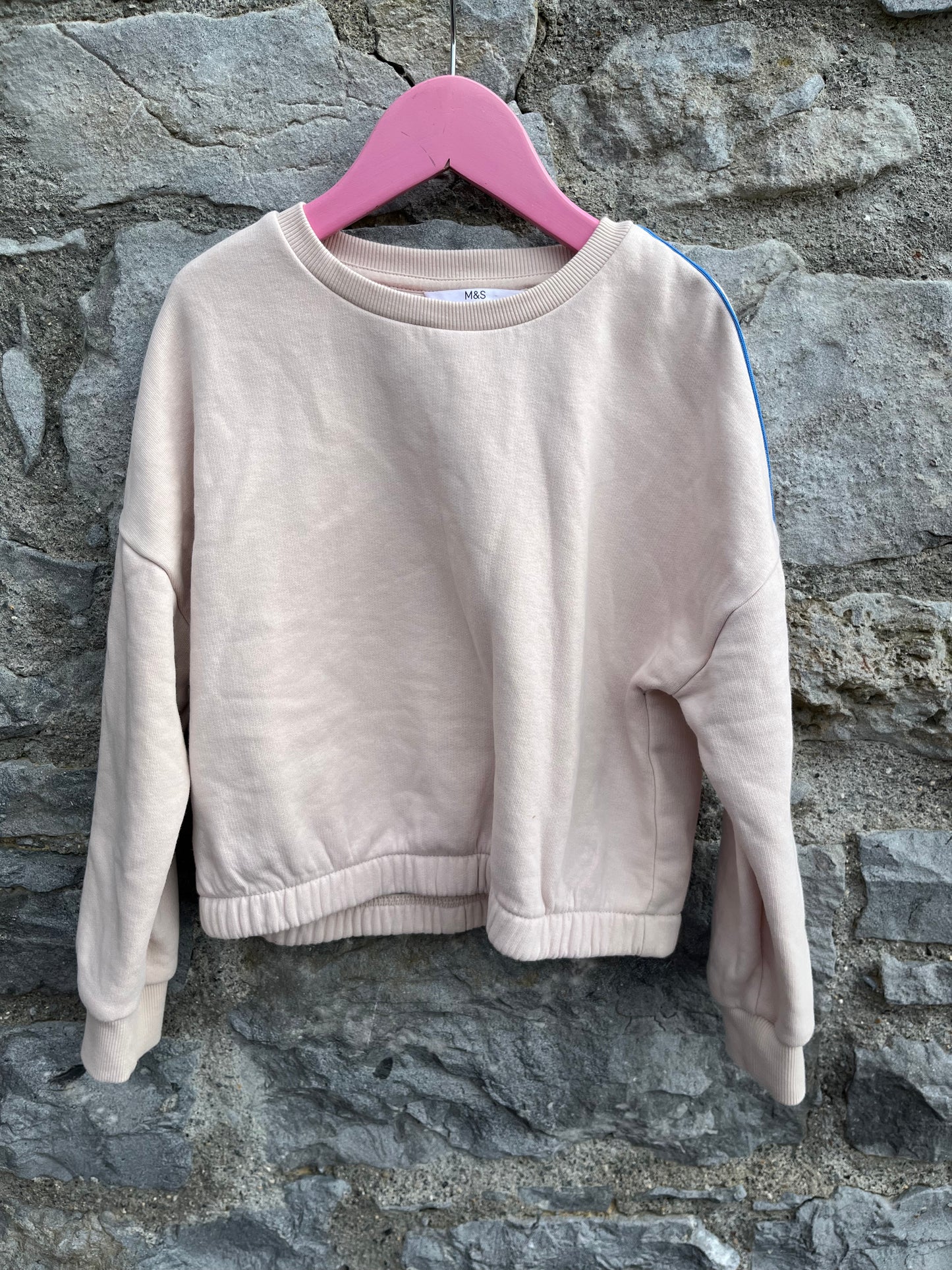 Beige cropped sweatshirt    7-8y (122-128cm)