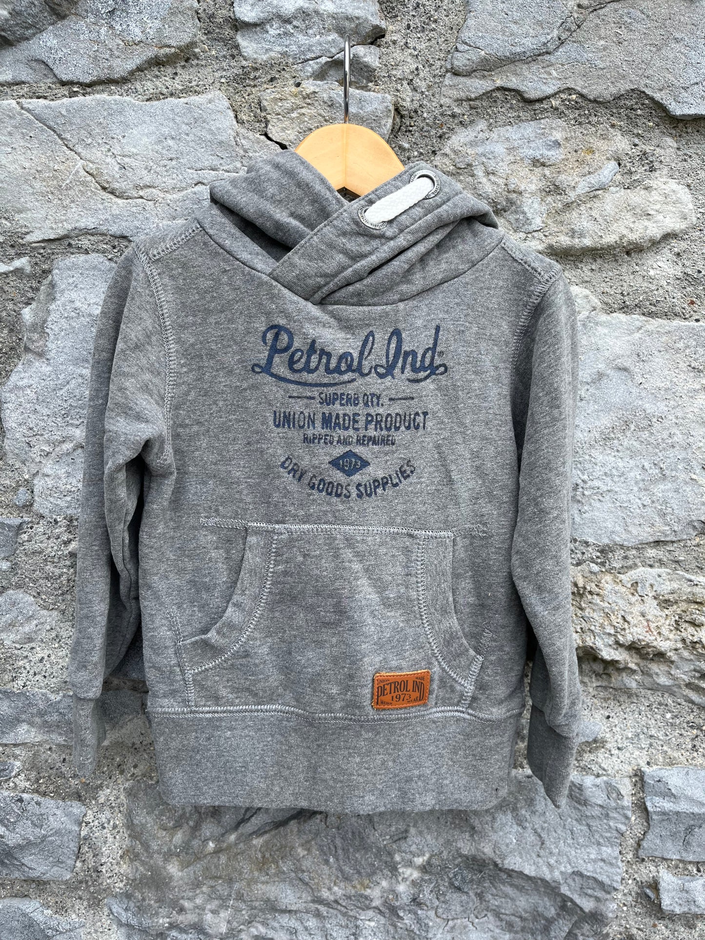 Grey Petrol hoodie  18-24m (86-92cm)