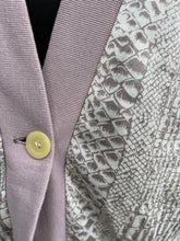 Load image into Gallery viewer, 80s snake scales blazer uk 12-16
