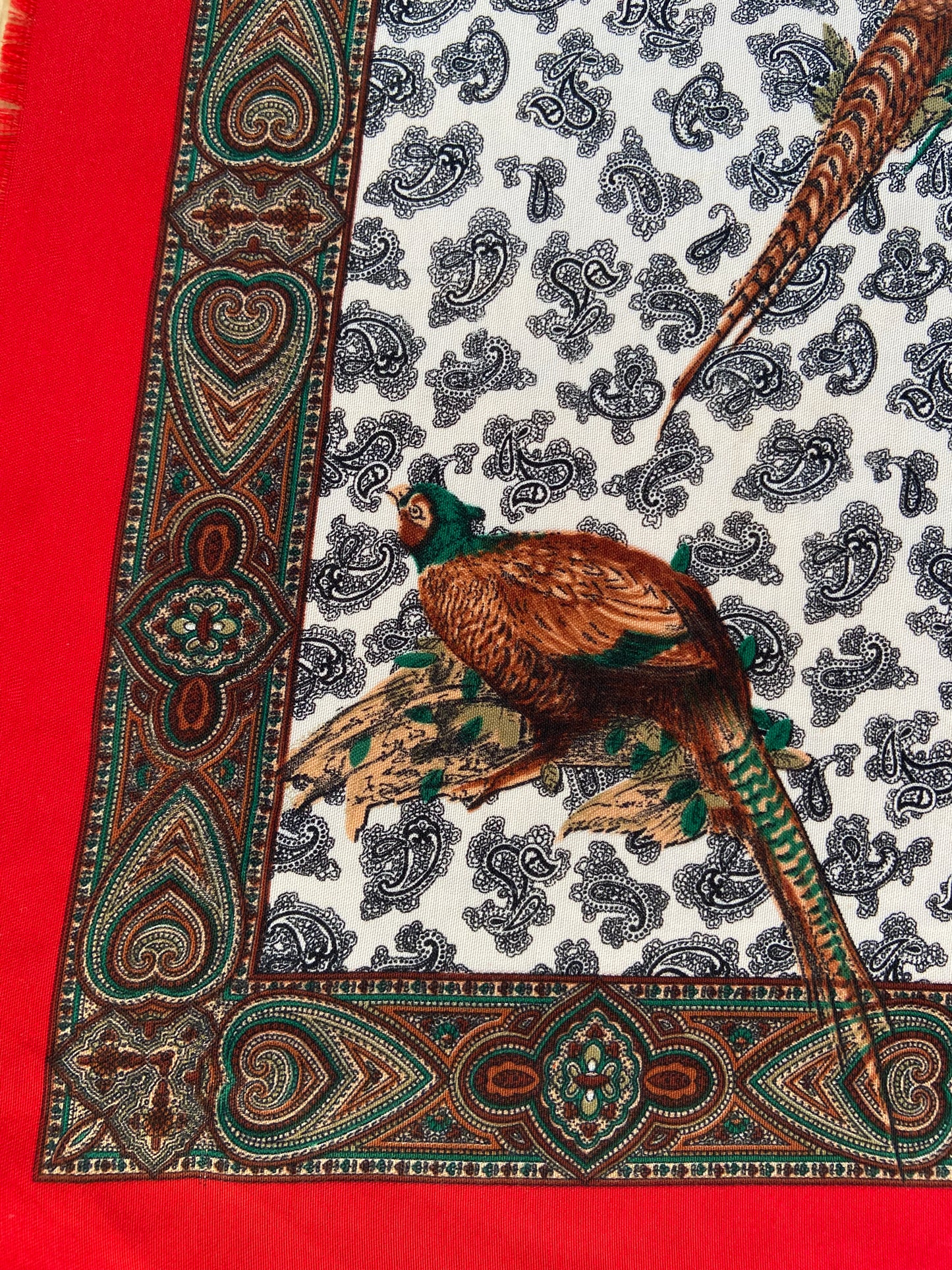 Pheasant scarf