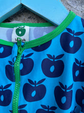 Load image into Gallery viewer, Blue apples swimsuit   3-4y (98-104cm)
