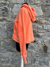 Load image into Gallery viewer, Orange cropped hoodie uk 10-12
