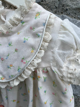 Load image into Gallery viewer, 90s floral ruffles dress  9-12m (74-80cm)
