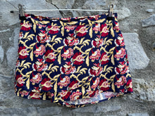 Load image into Gallery viewer, Floral navy shorts uk 10
