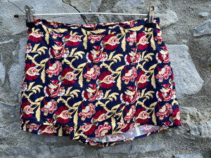 Floral navy shorts uk 10
