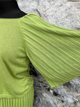Load image into Gallery viewer, Green knitted top&amp;skirt uk 10-12
