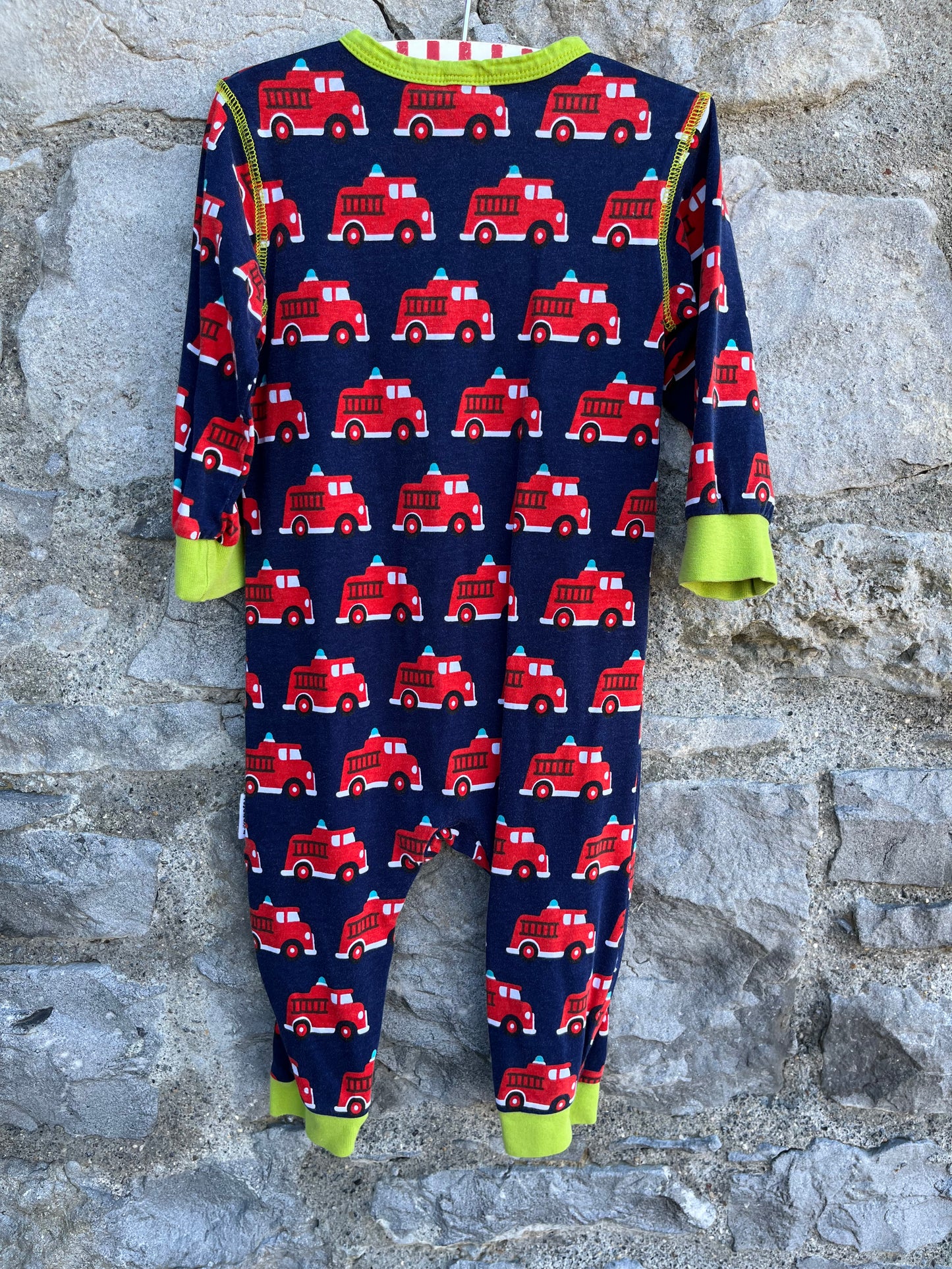 Fire trucks onesie  12m (80cm)