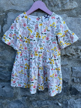 Load image into Gallery viewer, Floral white dress  2-3y (92-98cm)
