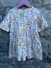 Load image into Gallery viewer, Floral white dress  2-3y (92-98cm)
