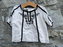 Load image into Gallery viewer, Folk embroidered top  6-12m (68-80cm)
