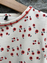 Load image into Gallery viewer, Floral white tunic   12m (80cm)
