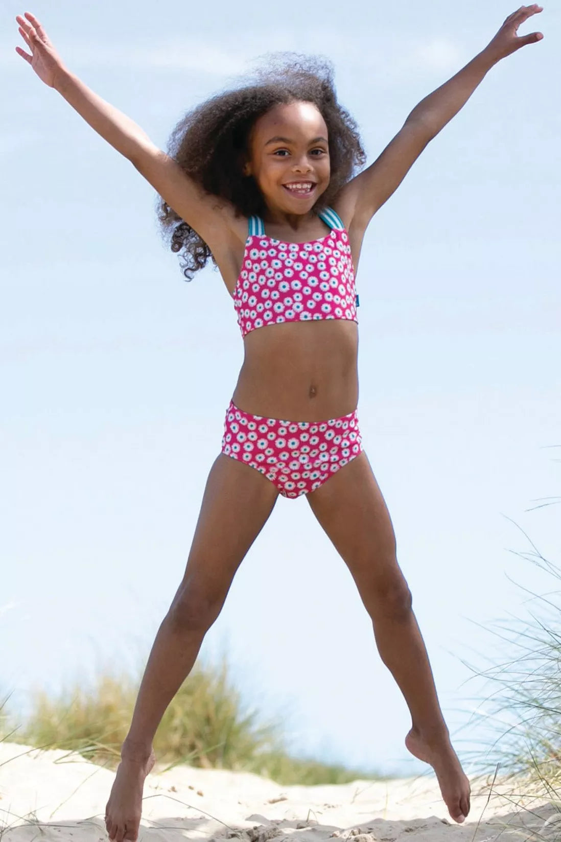 Pink daisies tankini  5y (110cm)