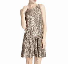 Load image into Gallery viewer, Sequin leopard print dress uk 8-10
