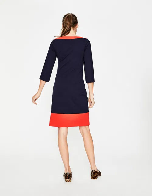 Navy&red dress uk 14