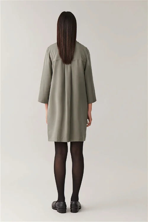 Khaki dress uk 14-16