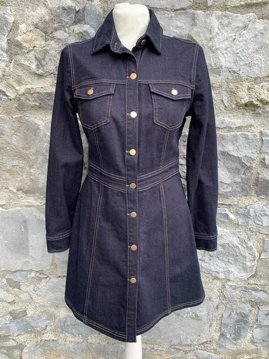 Navy denim dress  uk 8