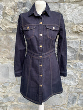 Load image into Gallery viewer, Navy denim dress  uk 8
