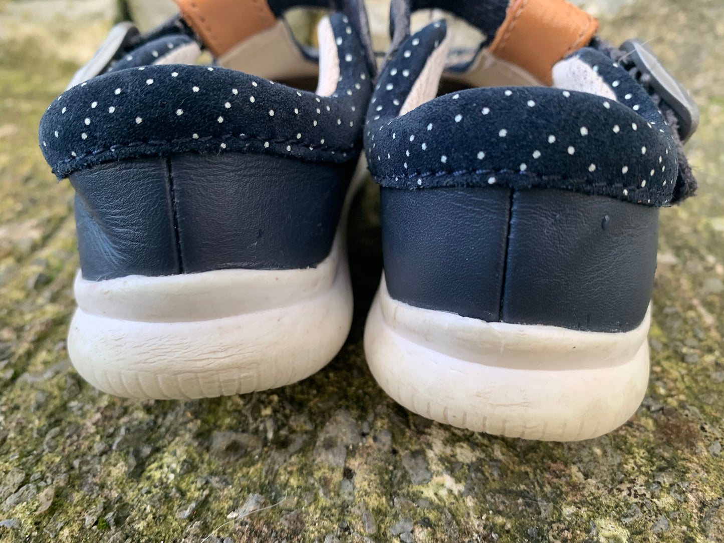 Navy shoes  uk 4E (eu 20)