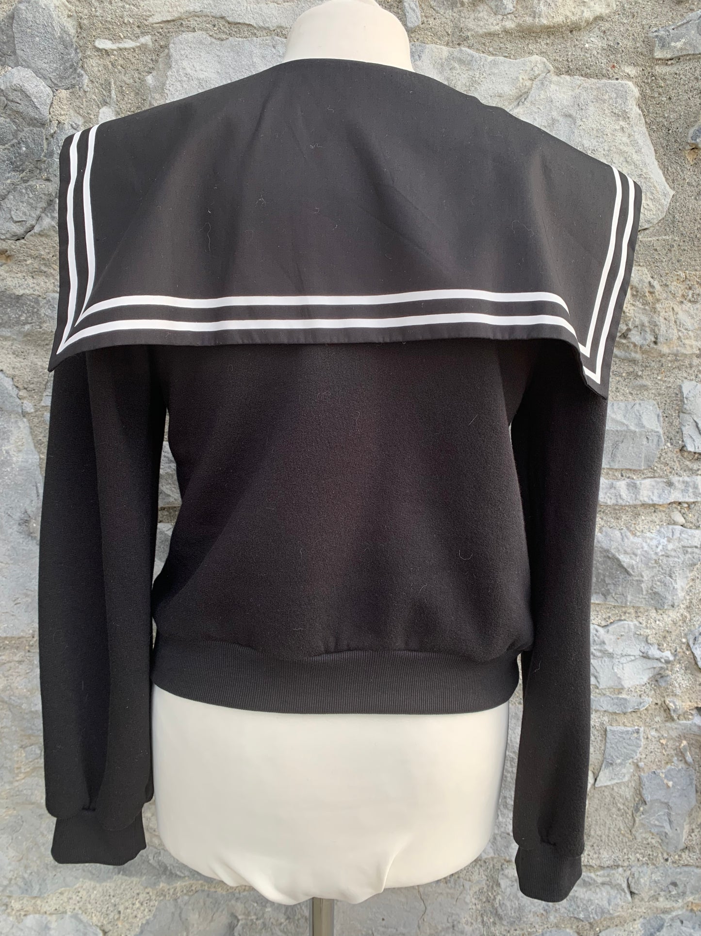 Black sailor sweatshirt  uk 8-10