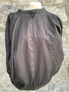 Black patchwork leather jacket  Medium