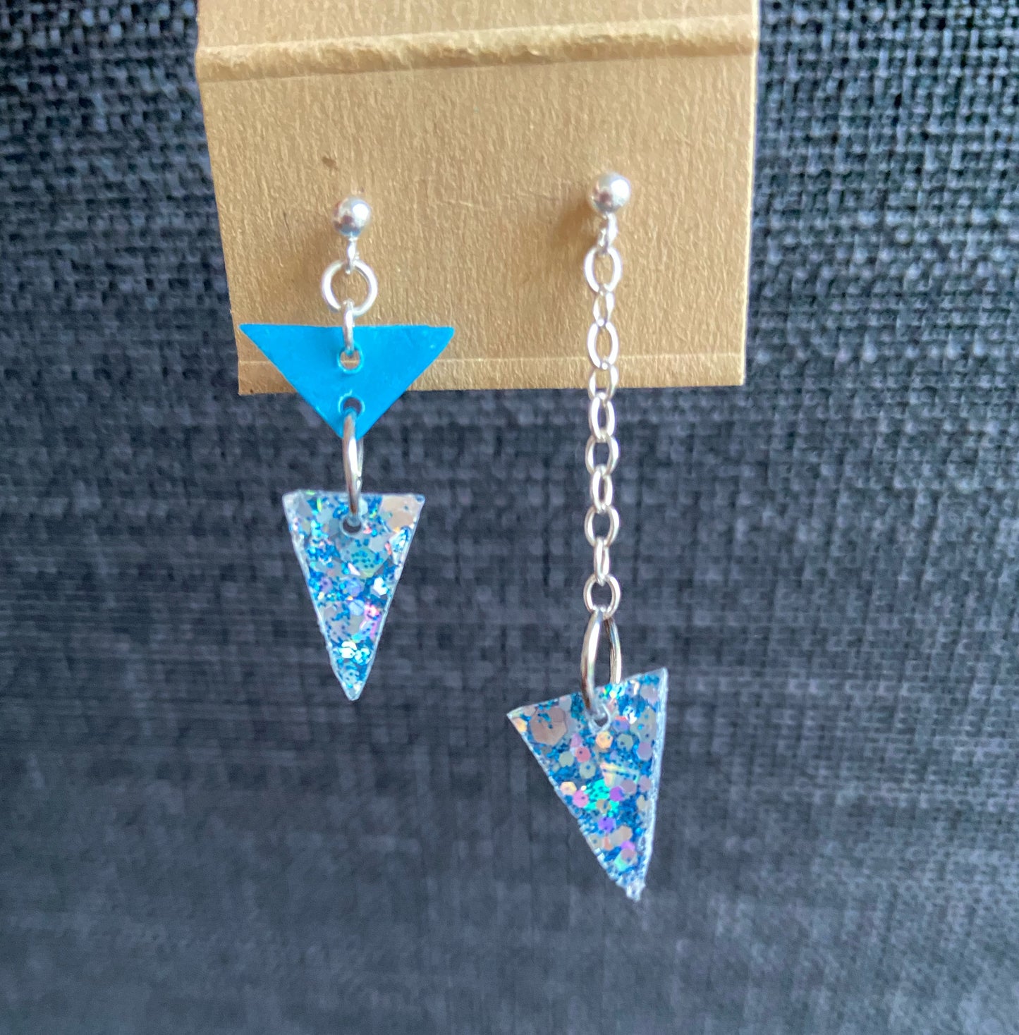 Asymmetrical earrings