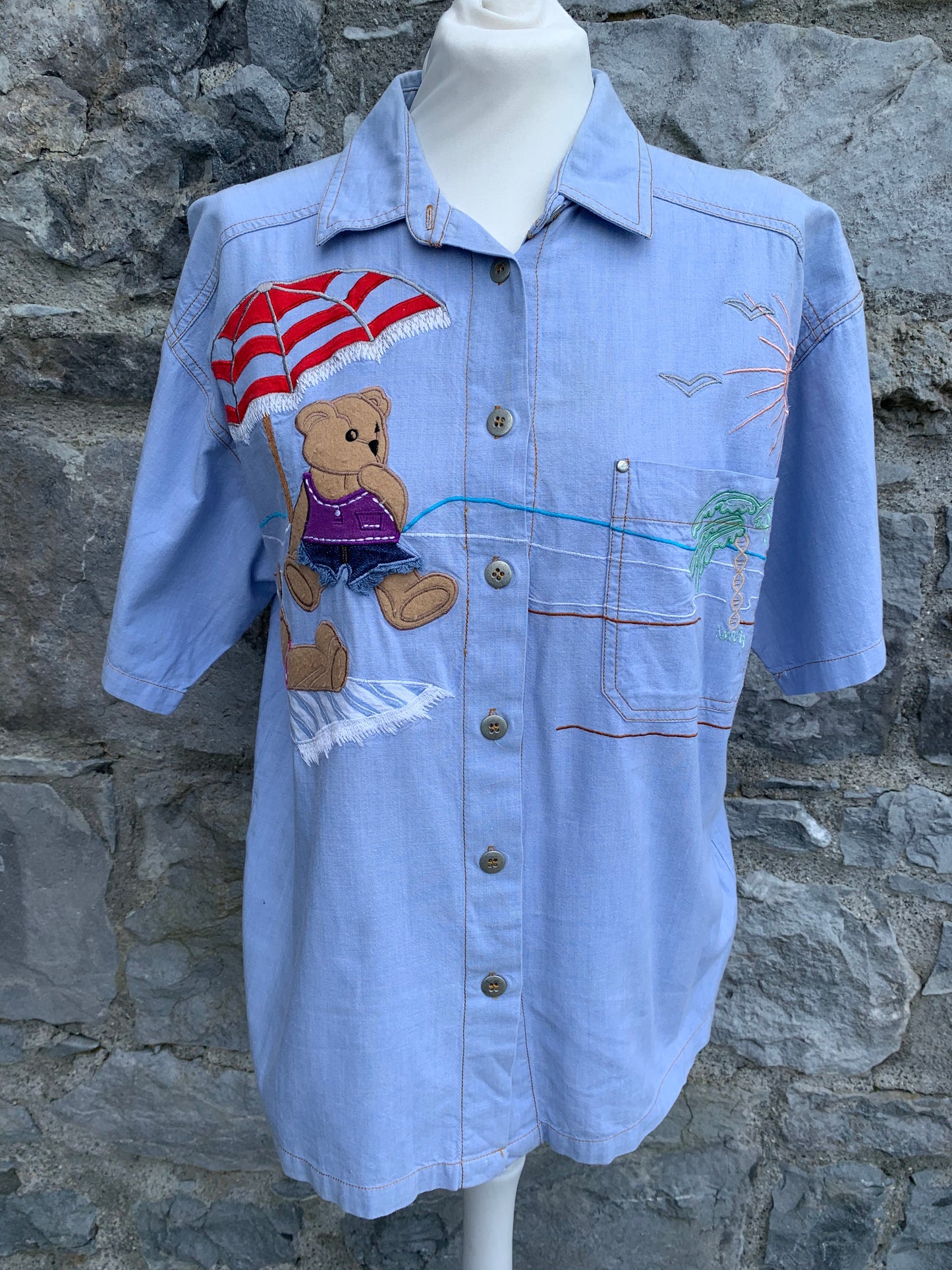 Teddies at the beach shirt   uk 10-12