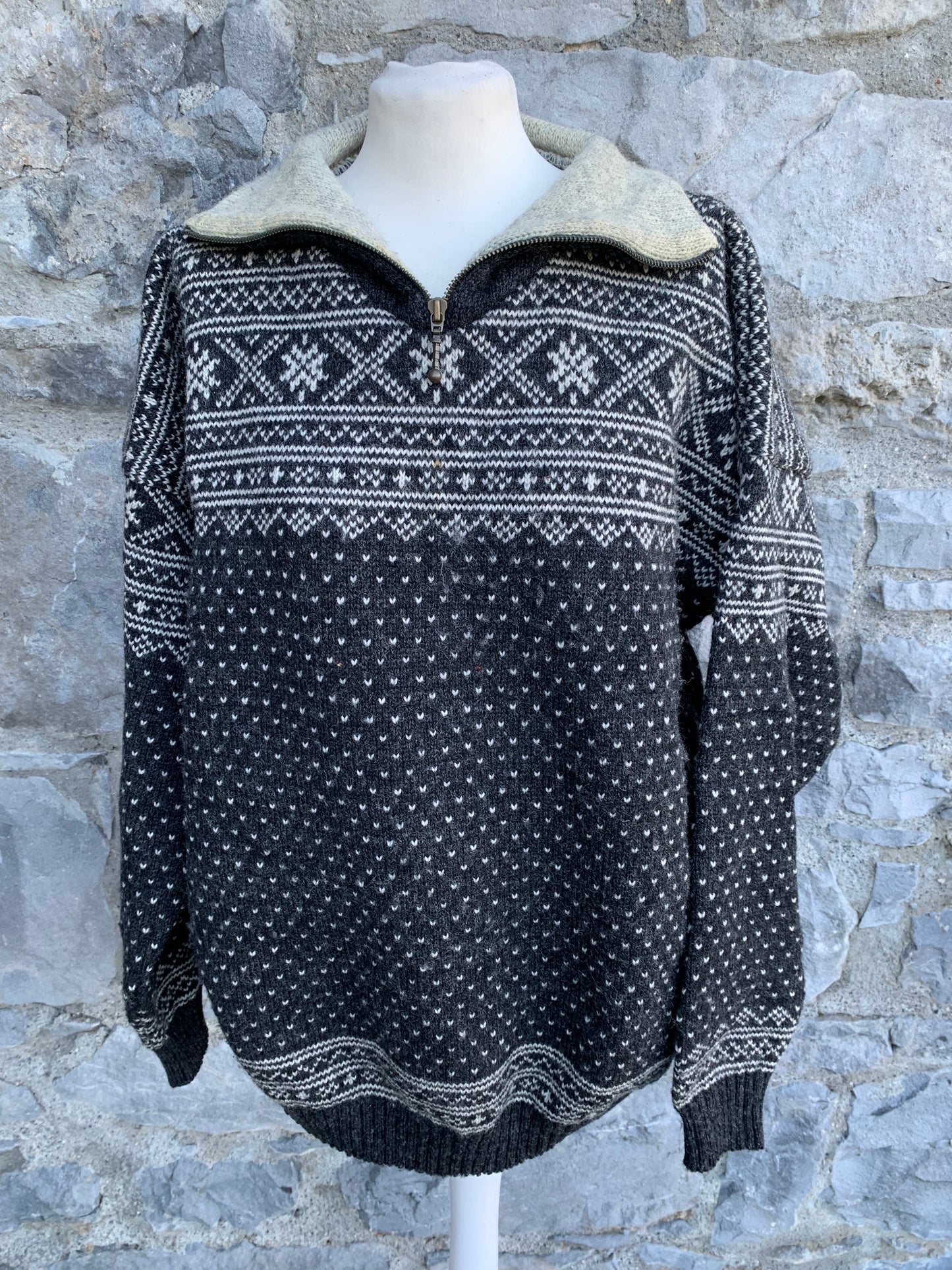 Norwegian print jumper XL