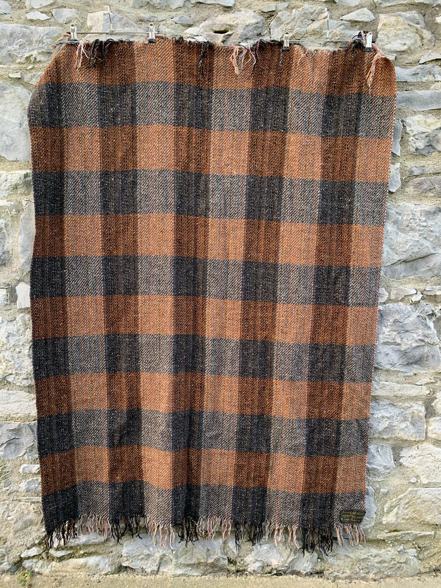 Donegal tweed throw