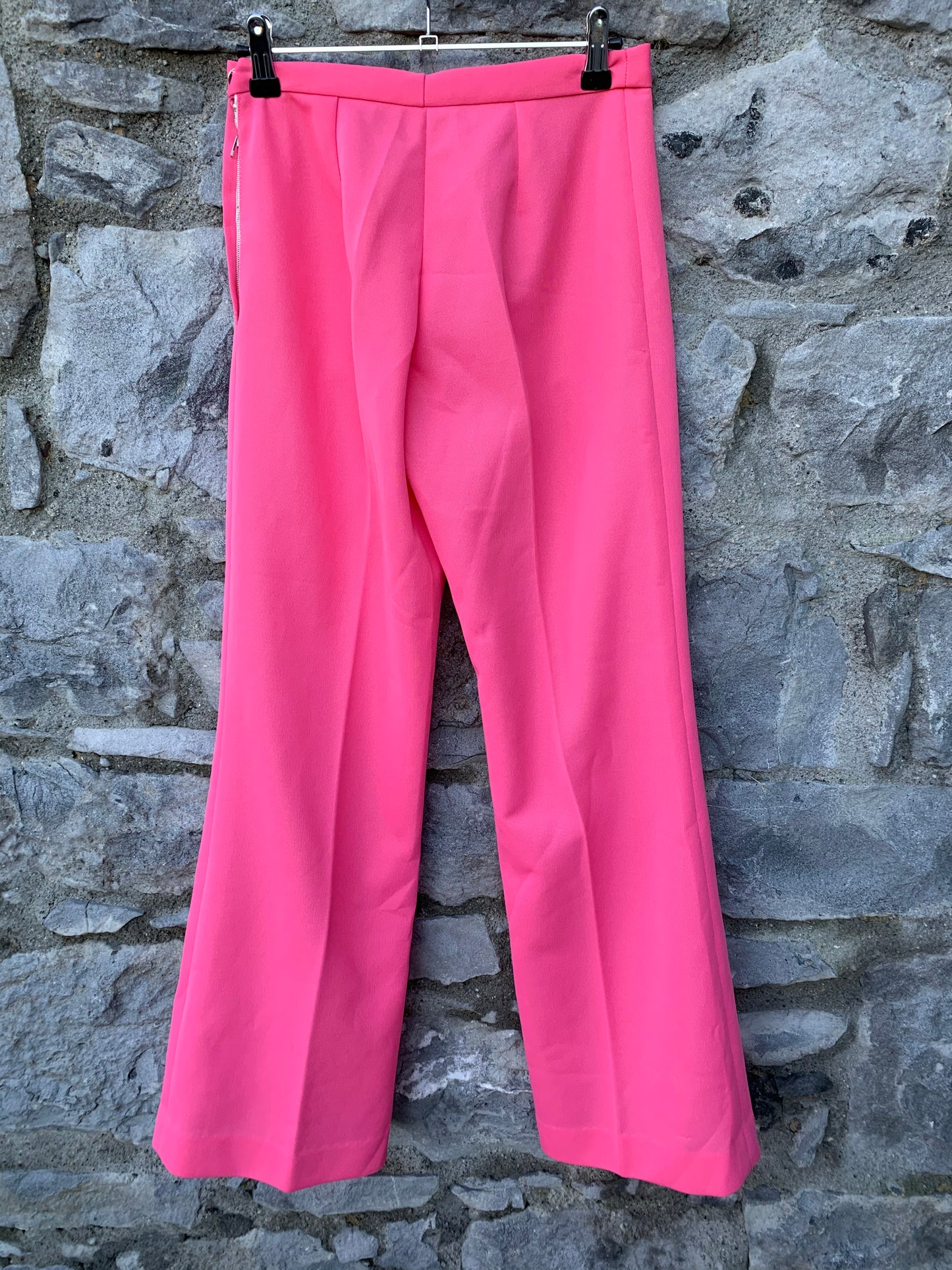 70s pink pants   uk 8