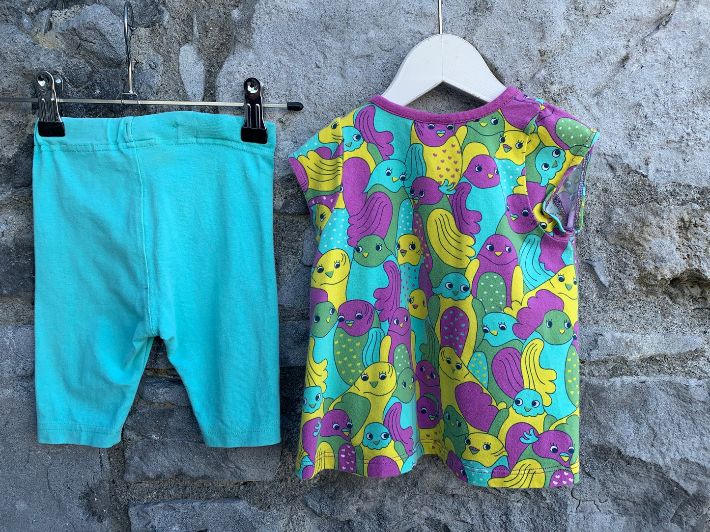 Parrots tunic&leggings set   6-9m (68-74cm)