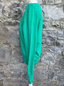 90s green jumper Small