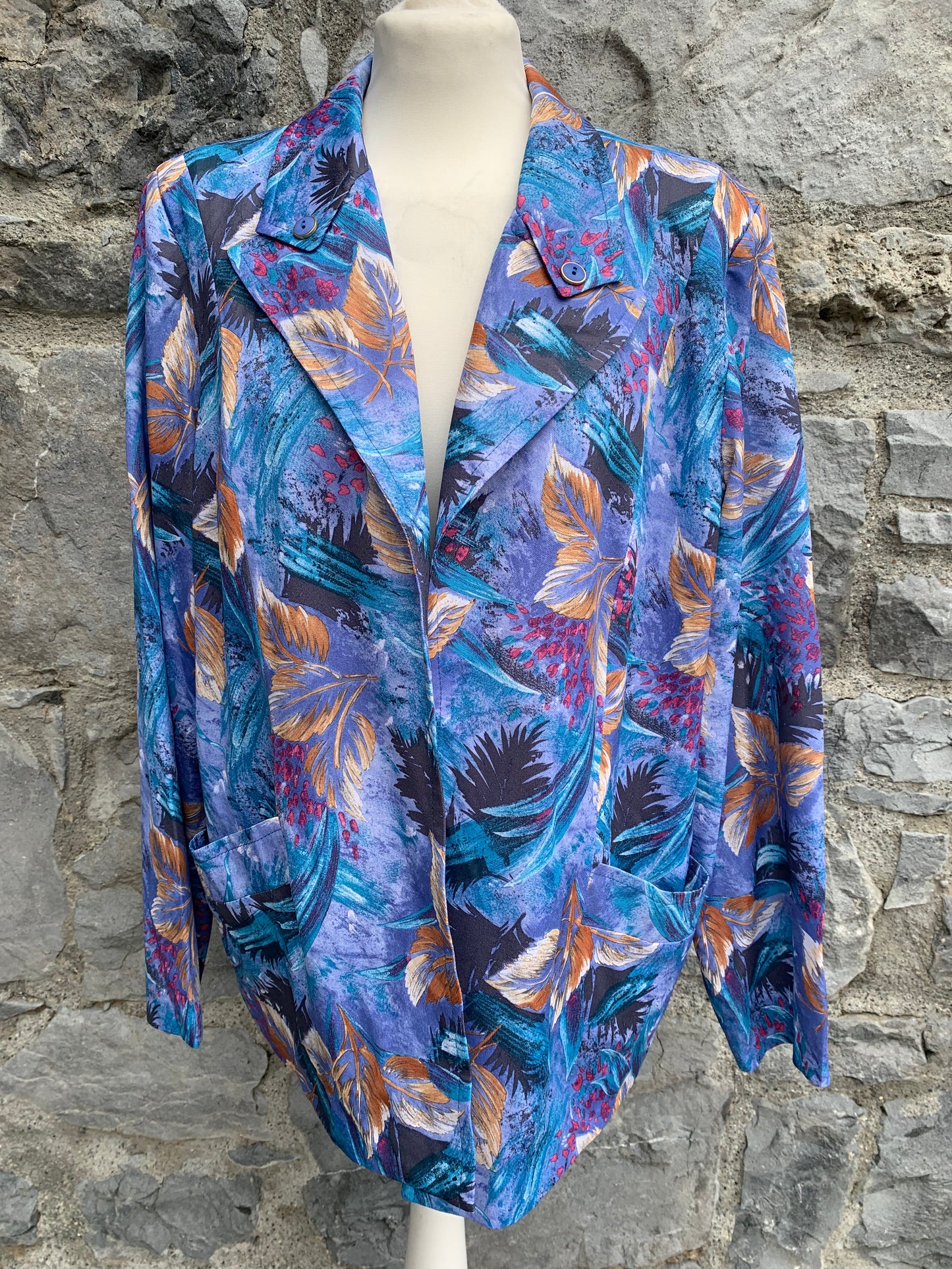 80s leaves jacket  uk 18-22