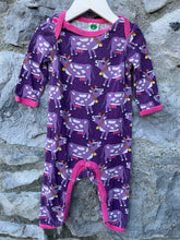 Load image into Gallery viewer, Purple cows onesie  0-3m (56-62cm)
