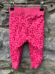 Pink leopard pants   6-9m (68-74cm)