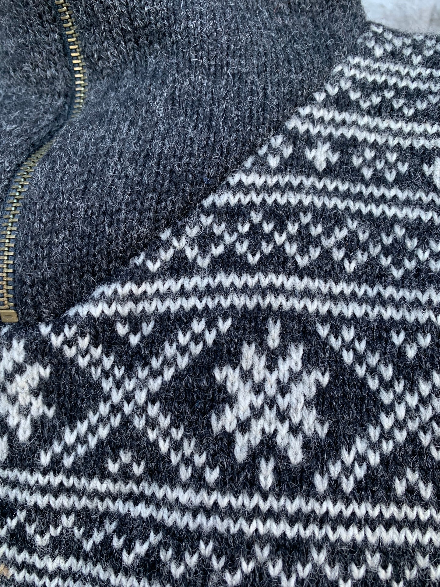 Norwegian print jumper XL